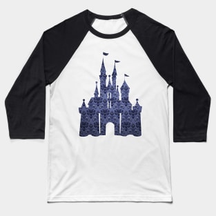 Haunted Magical Halloween Castle Baseball T-Shirt